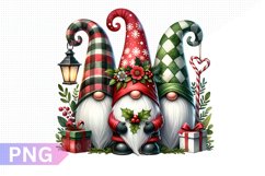 Christmas Gnome Sublimation, Clipart PNG Design Product Image 1