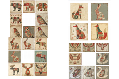 Rustic Holiday Clipart Bundle - Primitive Christmas Product Image 13