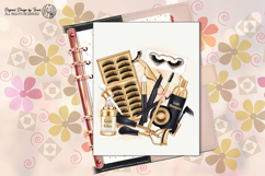 Lash Artist Sublimation PNG Black Gold Beauty Design Product Image 7