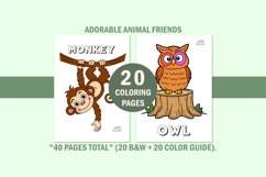 20 Cute Animal Coloring Book for Toddlers Product Image 13