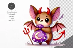 Halloween clipart, Bat clipart, Autumn clipart Product Image 1