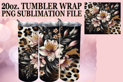 Sweet adventures 20oz tumbler wrap, Leopard Prints Product Image 1