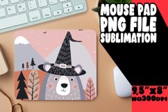 Fall Boho Animal Mouse Pad Sublimation PNG Product Image 1
