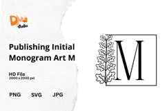 Publishing Initial Monogram Art Product Image 1