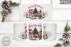 Merry Christmas Mug Wrap - Christmas Mug Sublimation Product Image 1