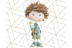 Summer Days Clipart, Whimsical Kids PNG Graphics Product Image 5