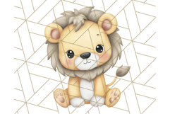 Cute Safari Animal Clipart PNG for Kids, African Wildlife Product Image 5
