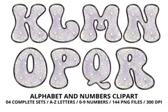 Vintage Toys Alphabet and Numbers PNG 300 DPI Product Image 3