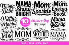 Mama Shine Bright Quotes SVG PNG Product Image 1