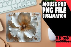 Floral Marvel: 3D Spring Mouse Pad Designs Design PNG Product Image 1