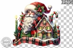 Christmas Santa Sublimation - Clipart PNG Design Product Image 1