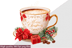Christmas Coffee Sublimation, Christmas Coffee Clipart Product Image 1