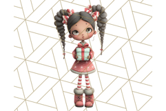 Christmas Whimsy Clipart, Holiday Kids PNG Graphics Product Image 5