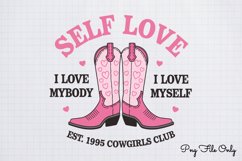 Self love i love mybody i love myself est. 1996 cowgirls clu Product Image 1