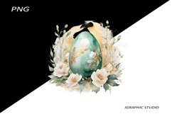 Easter Clipart, Easter Egg Clipart, Easter Bunny Png Product Image 1