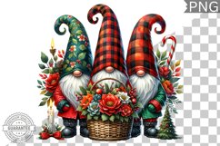 Christmas Gnome Sublimation - Clipart PNG Design Product Image 1