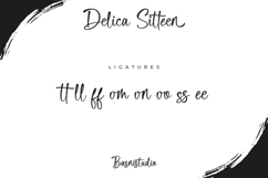 Delica Sitteen Casual Handwritten Font Product Image 13