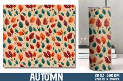 Autumn Tumbler Wrap, Tumbler Wrap PNG Product Image 1