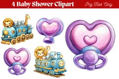 Baby Shower Clipart PNG Product Image 1