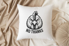 Funny Chicken SVG Bundle, Sarcastic Farm Quotes, Rooster Hen Product Image 7