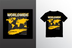 Worldwide writing design, suitable for screen printing Product Image 1