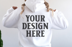 Ash Gildan 18500 Hoodie Sweatshirt Mockup, Unisex Hoodie Product Image 1