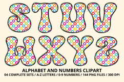 Rainbow Colors Alphabet PNG - Letters and Numbers Clipart Product Image 4