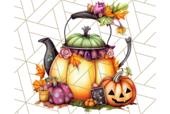 Fall Cottagecore Kitchen Clipart, Cozy Autumn Kitchen PNG Product Image 5