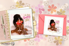 Too Busy Sparkling to Stress PNG Fashion Girl Design Product Image 9