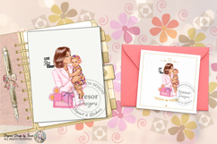 Love You Mom Sticker PNG Fashion Mother &amp; Baby Clipart Product Image 6