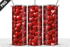 Lovely Hearts Tumbler Design | Valentine&#039;s Day Tumbler Wrap Product Image 1