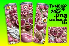 ELEGANT 20oz Tumbler Design for Any Occasion , 3D Cupid Product Image 1