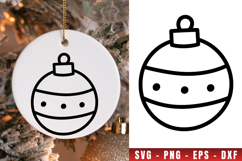 Christmas icon svg, icon png clipart, christmas outline svg Product Image 1
