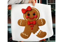 Crochet Yarn Christmas PNG, Pink Crochet Christmas PNG Product Image 6