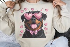 Valentine Dogs Heart Clipart PNG Product Image 1