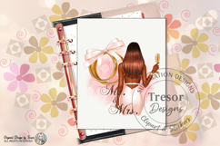 Mr And Mrs Bride Glam Girl Sticker PNG Wedding Clipart Product Image 10