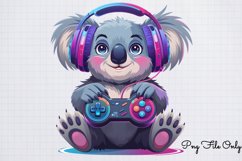 Gamer Animals Clipart PNG Product Image 1