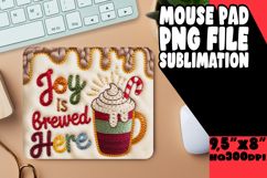 Vibrant Mouse Pad Sublimation Design, Holiday Product Image 1