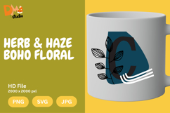 Herb &amp; Haze Boho Floral Monogram Product Image 1