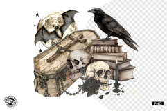 Antique Ghothic Sublimation Clipart Product Image 1