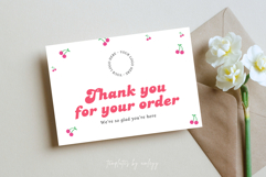 Cute Small Business Thank You Card Template | Editable Canva Product Image 2