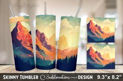 Mountain Nature Tumbler Design Product Image 1