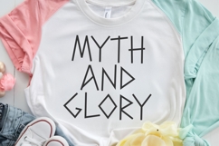 Greek Odyssey Font Bold and Lite | Roman Greek Alphabet Product Image 4