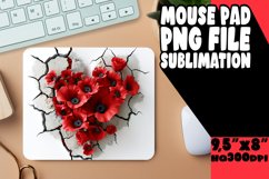 Sublimation Mousepad: Serenade of Petals Product Image 1