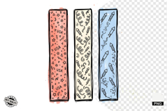 4th of July Brushstrokes Clipart Product Image 1