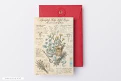 Ephemera Witchy Wildflowers Junk Journal Pages Product Image 5