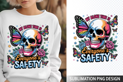 My alone time a Sublimation Design - Funny Skeleton PNG Product Image 1