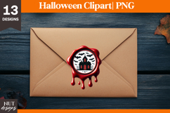 Halloween Wax Seals Clipart Skeleton Moon Poison Halloween Product Image 2