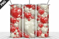 Valentines Love Skinny Tumbler PNG Wrap| Valentines Tumbler Product Image 2