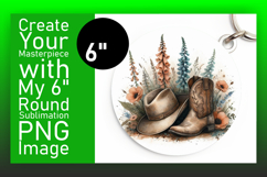 Charming Circle Design Car Coaster PNG , Western Product Image 1